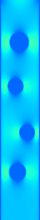 Navier-Stokes ground truth roll-out, velocity u channel